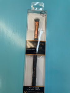 Crown Rose Gold Deluxe Chisel Fluff Brush